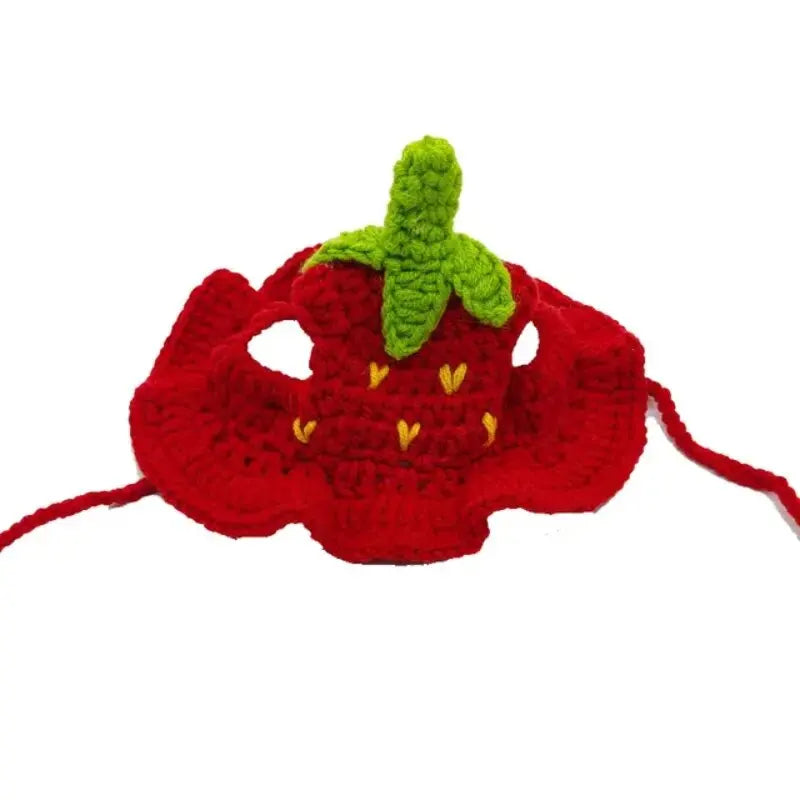 knitted kitten hat – cute elastic pet hat for photos
