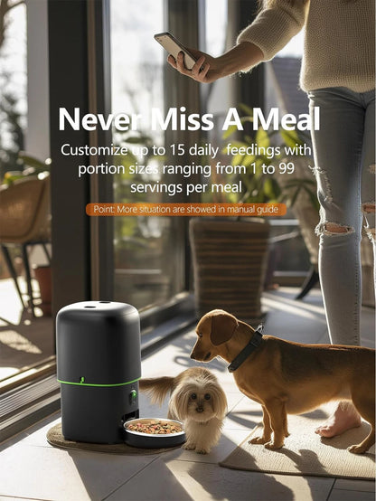 Furpipi Smart Cat Feeder with 1080P Camera – WiFi App Control