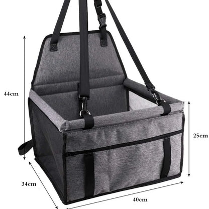 Foldable Hammock Car Seat Cover for Safe Pet Travel, All Dog Breeds