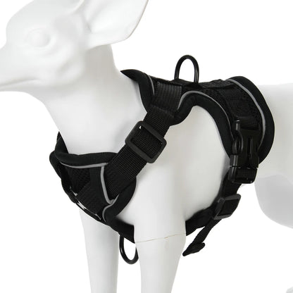 Adjustable Harness & Leash Set for Small Dogs - Reflective, Breathable