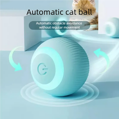 Smart Automatic Rolling Ball Interactive Cat Toy for Indoor Play
