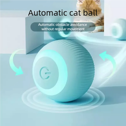 Smart Automatic Rolling Ball Interactive Cat Toy for Indoor Play