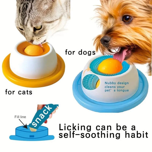 Silicone Lick Toy Slow Feeder – Interactive Enrichment Dispenser