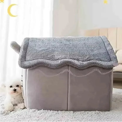 All-Season Pet Tent Bed – Soft Cushion for Cats & Small Dogs