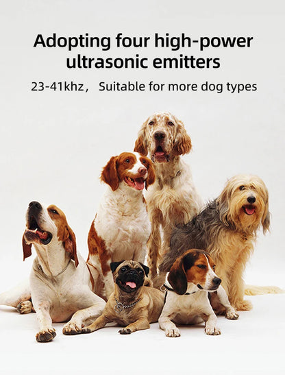 Ultrasonic Dog Repellent & Training Device, Portable Type-C Charge