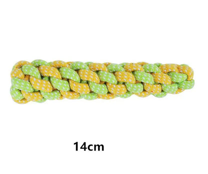 Cotton Rope Chew Ball Toy for Dogs - Interactive Dental Care Time