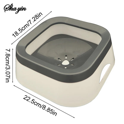 Splash-Proof Floating Pet Water Bowl – Spill-Proof Car Dispenser