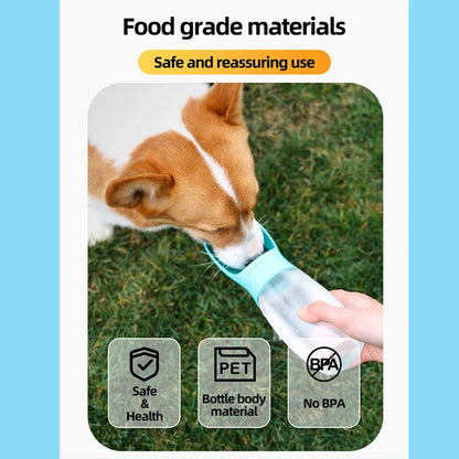 Portable Leak-Proof Pet Water Bottle – Travel Drinking Cup Dispenser