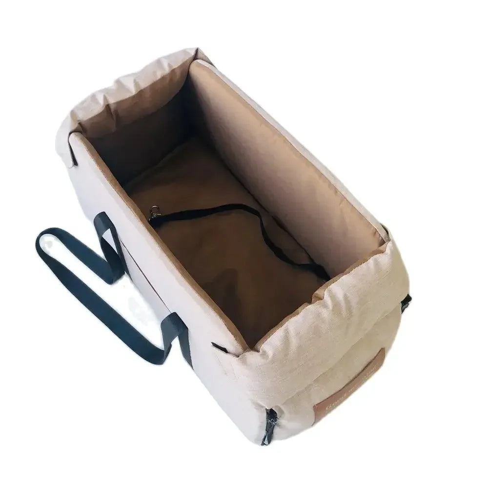portable car booster seat & carrier bag for small dogs & cats