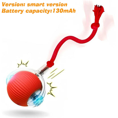 Automatic Rolling Dog Ball Toy - Rechargeable Smart Interactive Toy