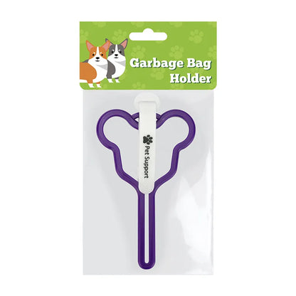 Hands-Free Dog Poop Bag Dispenser with Adjustable Leash Clip Holder