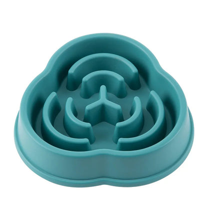 Anti-Choking Slow Feed Dog & Cat Bowl – Non-Slip Feeding Bowl