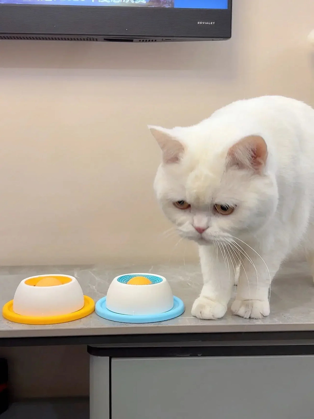 silicone lick toy slow feeder – interactive enrichment dispenser