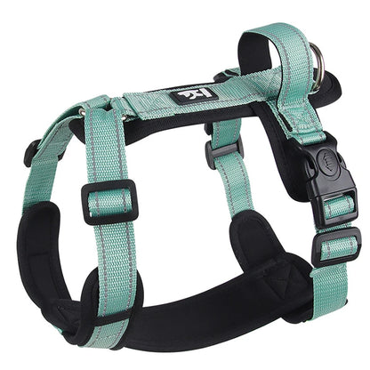 Adjustable Reflective Puppy Vest Harness with Easy Control Handle