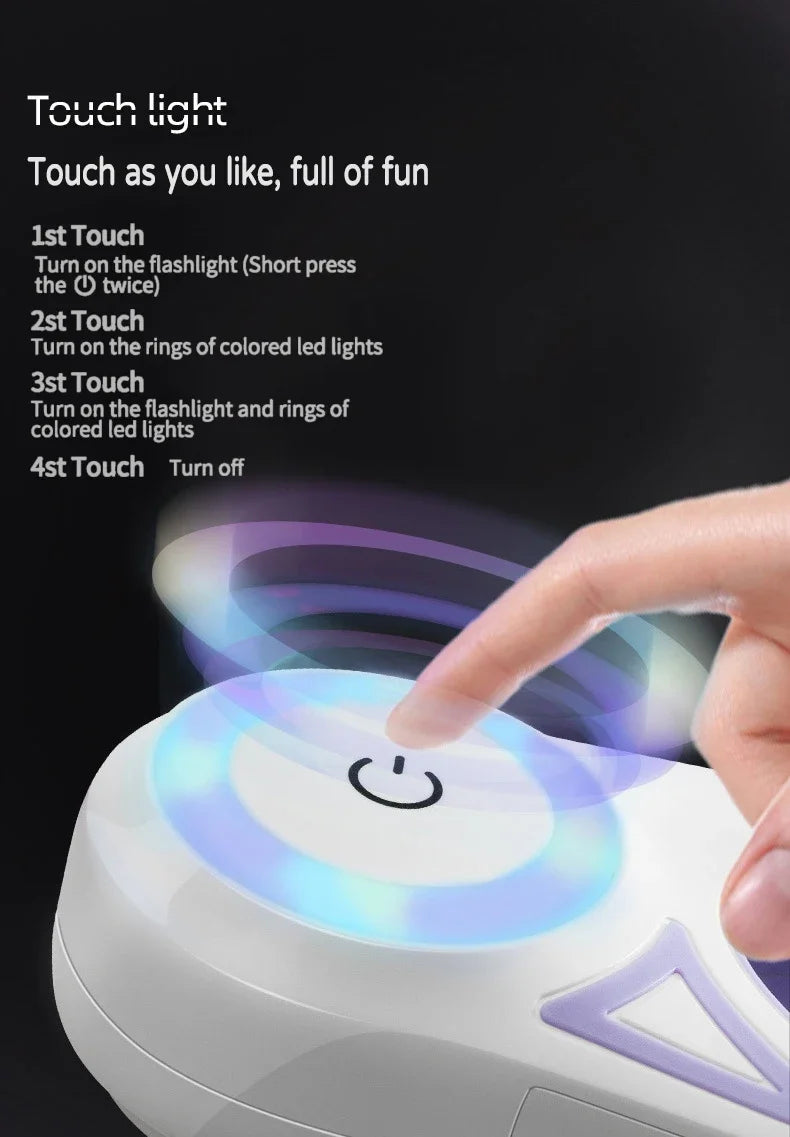 led retractable pet leash with light for small to big dogs and cats