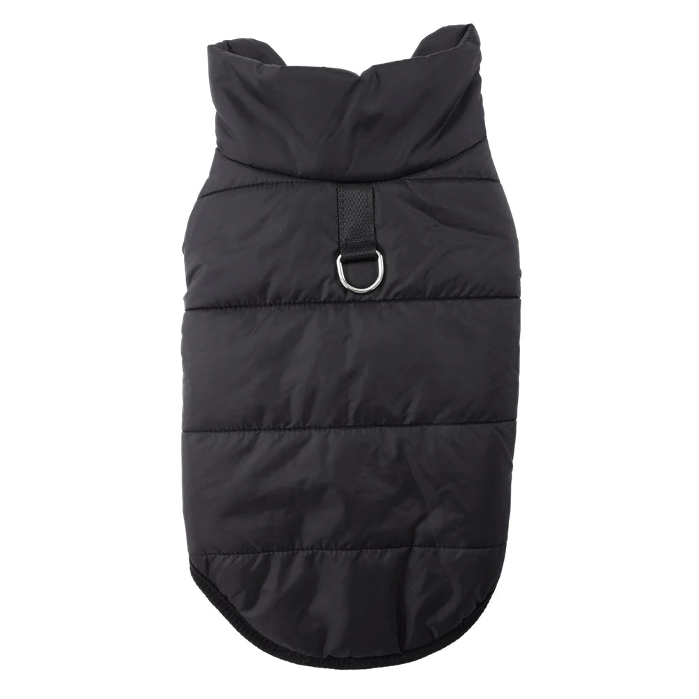 thick fleece striped winter coat for puppies and cats windproof