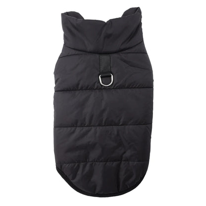 Thick Fleece Striped Winter Coat for Puppies and Cats Windproof
