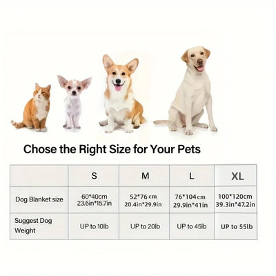 Soft Fluffy Dot Pattern Pet Blanket for Cats and Dogs Warm Coral Fleece