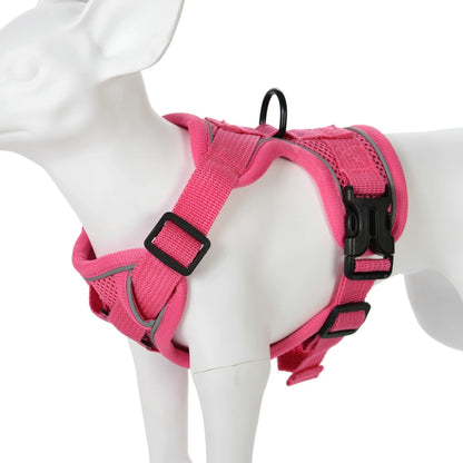 Adjustable Harness & Leash Set for Small Dogs - Reflective, Breathable