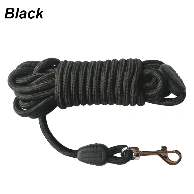 5m ~ 15m heavy duty nylon long line training leash for medium & large dogs