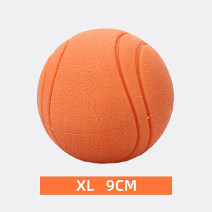 Durable Rubber Bounce Ball - Bite-Resistant Dog Toy for All Sizes