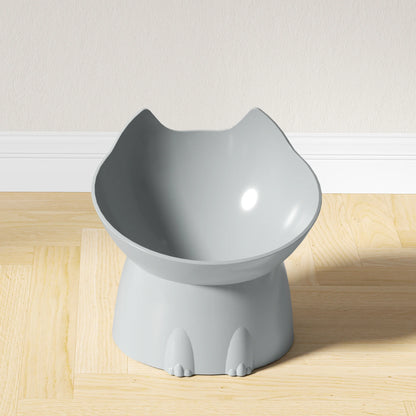 Whisker Ware Elevated Cat Bowl – Anti-Tip Raised Feeding Dish