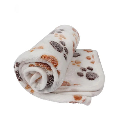 Soft Coral Fleece Pet Blanket – Cozy Warm Mat for Cats & Dogs