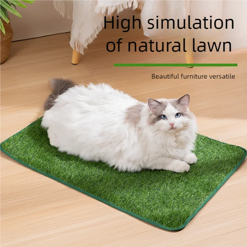 reusable artificial grass dog toilet mat for balcony and garden use