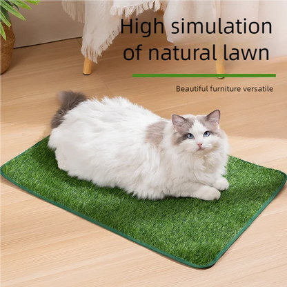 Reusable Artificial Grass Dog Toilet Mat for Balcony and Garden Use