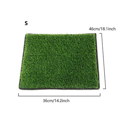 Reusable Artificial Grass Dog Toilet Mat for Balcony and Garden Use
