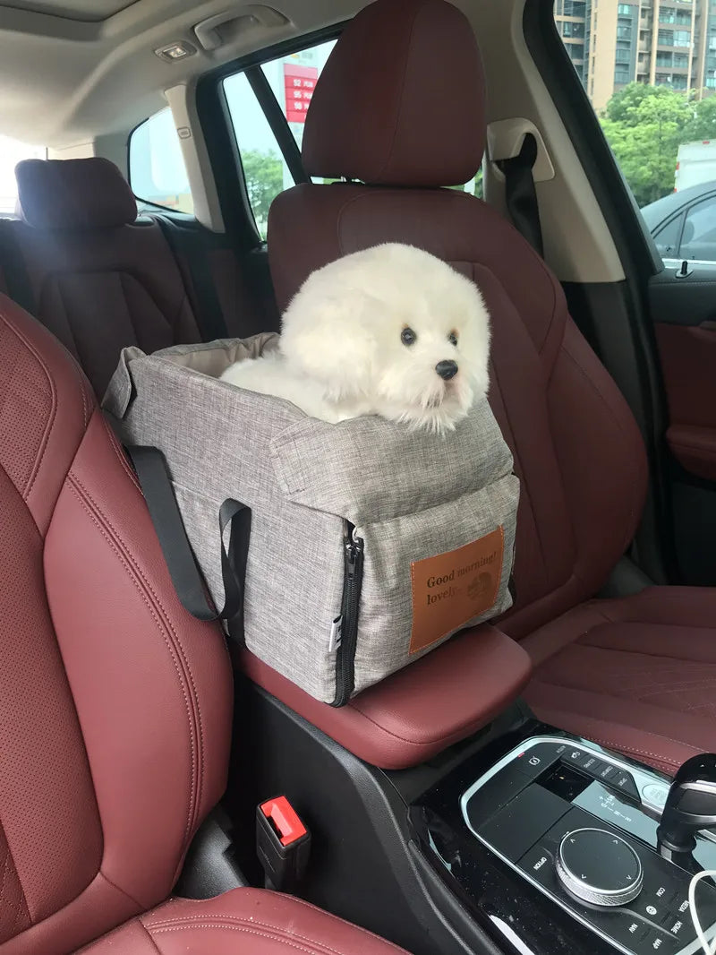 portable car booster seat & carrier bag for small dogs & cats