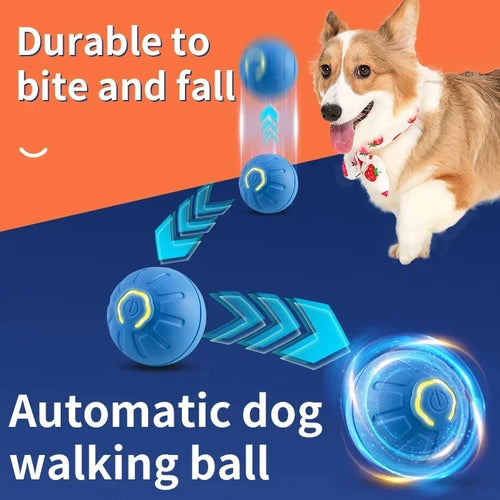 Smart Bouncing Ball Interactive Electronic Pet Toy for Dogs & Cats
