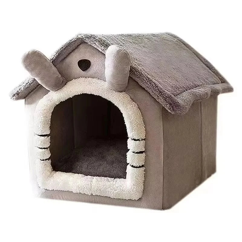 all-season pet tent bed – soft cushion for cats & small dogs