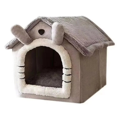 All-Season Pet Tent Bed – Soft Cushion for Cats & Small Dogs