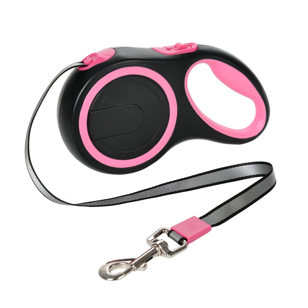 8m retractable dog leash - extendable training lead for dogs & cats