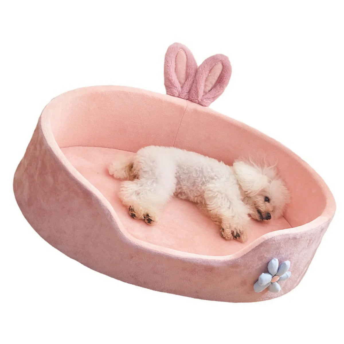 detachable washable pet bed – soft year-round dog & cat mat