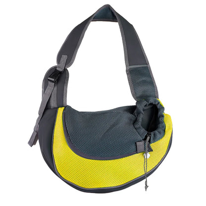 Breathable Mesh Sling Carrier Backpack for Small Cats & Dogs, Travel