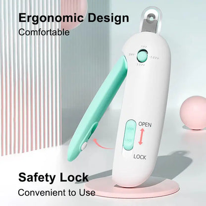 Adjustable Pet Nail Trimmer - Professional Clippers for Dogs & Cats