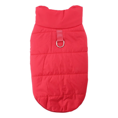 Thick Fleece Striped Winter Coat for Puppies and Cats Windproof