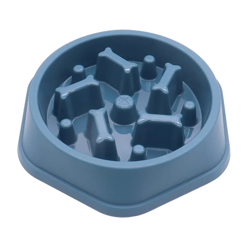 puzzle slow feeder dog bowl – non-slip anti-choking feeding dish