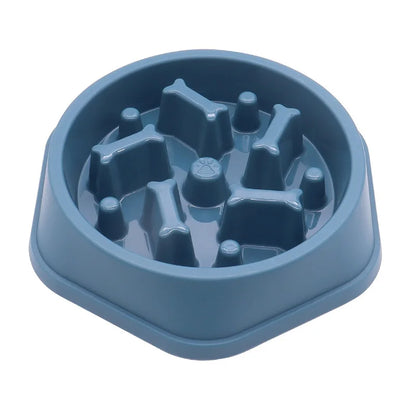 Puzzle Slow Feeder Dog Bowl – Non-Slip Anti-Choking Feeding Dish