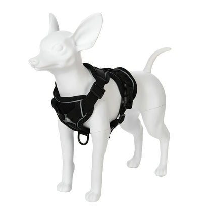 Breathable Puppy Harness Leash Set with Reflective Chest Strap Vest