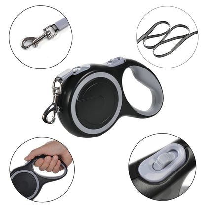 8M Retractable Dog Leash - Extendable Training Lead for Dogs & Cats