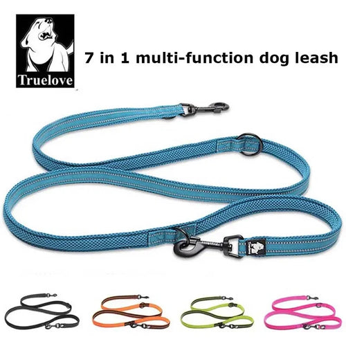 7-in-1 Multi-Function Hands-Free Dog Leash - Reflective, Walk 2 Dogs