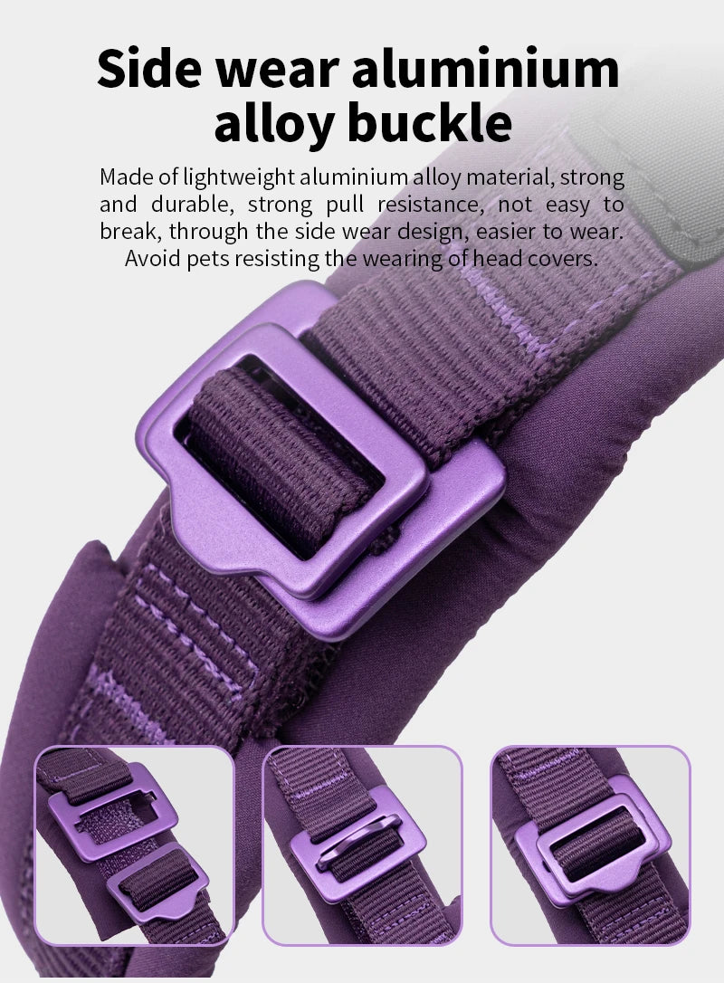 no-pull dog harness - reflective, padded & adjustable with handle