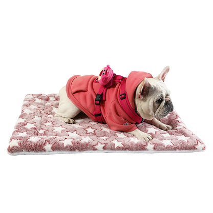 Thickened Dog Bed Mat Warm Machine Washable Blanket for Puppies and Cats