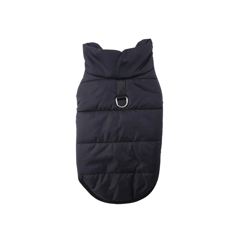 thick fleece striped winter coat for puppies and cats windproof