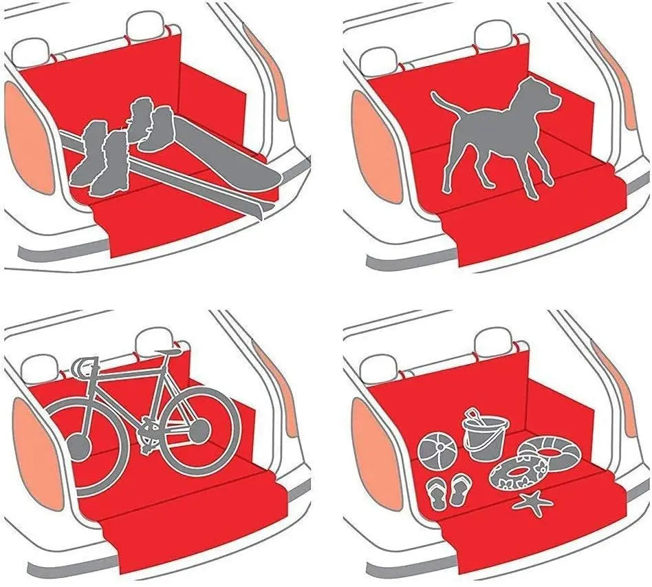 wear-resistant waterproof dog car seat cover for suvs and vehicles