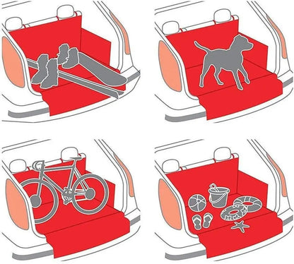 Wear-Resistant Waterproof Dog Car Seat Cover for SUVs and Vehicles