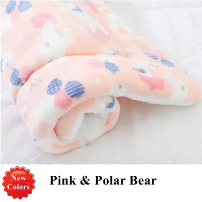 Thickened Soft Fleece Dog Bed Mat Warm Pet Blanket for Dogs and Cats